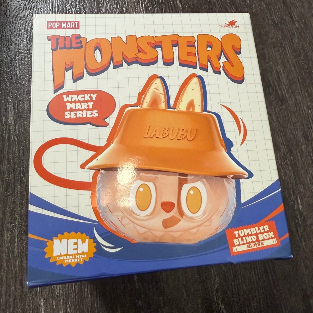 Pop Mart The Monsters Wacky Mart Labubu Tumbler Blind Box Multi Color